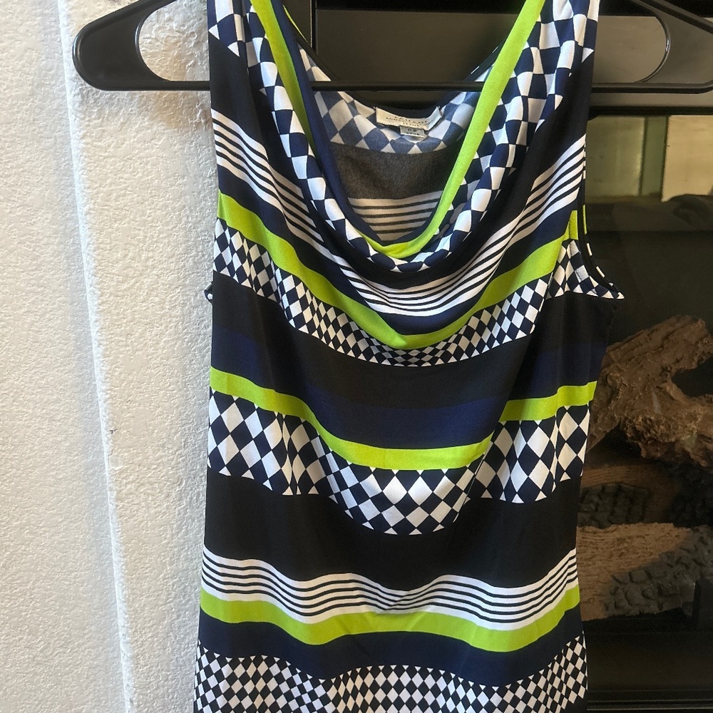 Tahari multi-color top